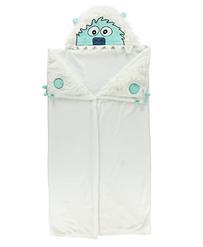 Lazy One Wearable Hooded Blanket for Kids, Animal Hooded Blanket (Yeti) - color: Yeti Hooded Blanket