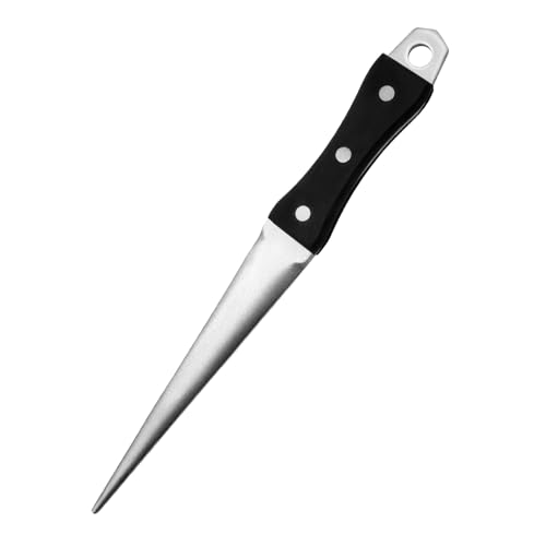 Hoof Knife Sharpener,10-Inch Professional Farrier Honing Rod, Ergonomic Solid Wood Handle Sharpener for Hoof Knives and Farm Blades