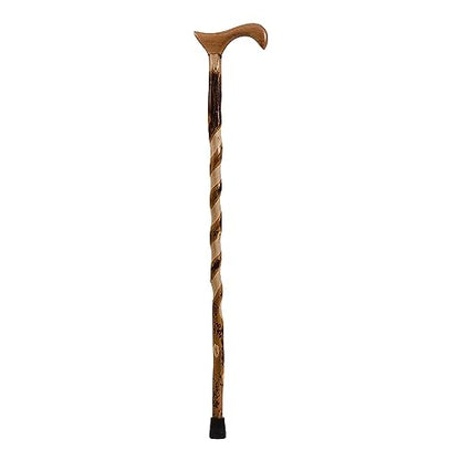 Brazos Wooden Walking Canes for Men and Women, Stable Walking Sticks for Seniors, Made in The USA - size: 34 Inch, style: Derby Hickory