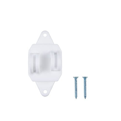 50 Pack Electric Fence Wood Post Claw Insulators, White