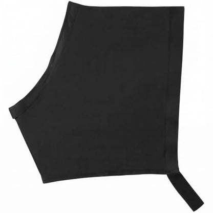 Sleazy Sleepwear Horse Shoulder Guard - Stretch Grooming Shoulder Protector with Fleece Neck Band & Adjustable Tabs, Black, Large