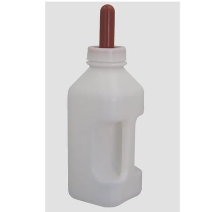 Calf Bottle with a Replacement Screw-on Nipple 2.11quart Lamb Milk Feeding Bottle for Lamb foal