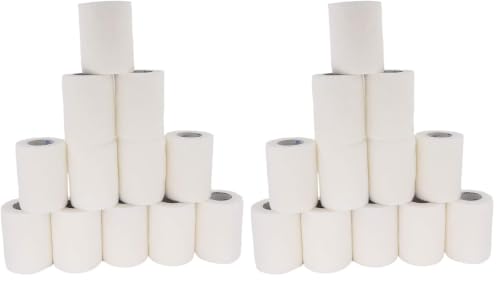 Self Adhesive Wrap Cohesive Wrap Bandages 12 Count 3" x 5 Yards, Medical Tape, Adhesive Flexible Breathable First Aid Non Woven Rolls, Stretch Athletic, Ankle Sprains & Swelling, Sports (Pack of 2) - color: White, size: 12 Count (Pack of 2)