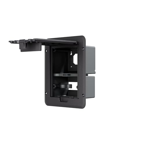 TayMac Weatherproof Deck Outlet Cover, Low Profile, ADA Compliant, Bronze - color: Bronze