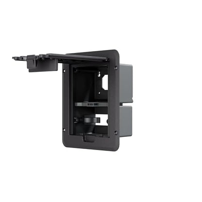 TayMac Weatherproof Deck Outlet Cover, Low Profile, ADA Compliant, Bronze - color: Bronze