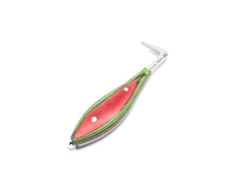 Clinch Cutter and Pritchel Tool Combo – Professional Farrier Hoof Nail Clinch Cutter Durable Construction Satin Stainless Steel, Long Pick - color: Long Pick
