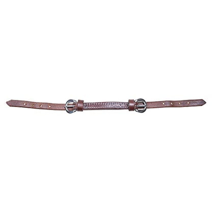 Schneiders Billy Royal Oiled Hermann Oak Leather Curb Strap | Billy Royal Curb Strap for Horses | Superior Comfort | Thick Center Section | Handcrafted Oiled Hermann Oak Leather | Made in USA