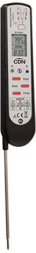 ProAccurate Infrared/Thermocouple Probe Thermometer, Black and Silver