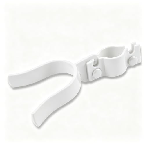 1-3/8" x 4" Chain Link Fence Gate Fork Latch - Fence Gate Latch - Galvanized Fence Gate Latch with Hole for Padlock, Chain Link Gate Latch (White, 1-3/8" x 4") - color: White, size: 1-3/8" x 4"