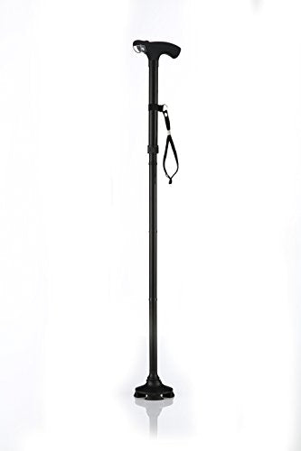 SteadyCane Self-Standing Cane 4 Feet and Light Hurry Before They are Gone - color: Black