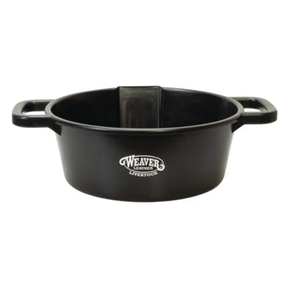 Weaver Leather Livestock Large Round Feed Pan, Gray - color: Blue