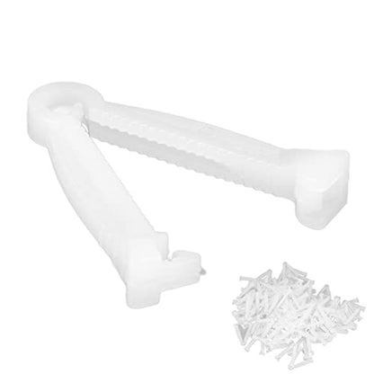 ZJchao Umbilical Cord Clamp 100pcs Disposable Whelping Set for Pig Puppy Kittens Cow Sheep - Anti-Slip Serrated Umbilical Cord Clips Clamps