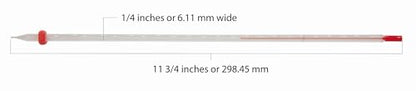 6300-10: Thermometer Red Alcohol Filled
