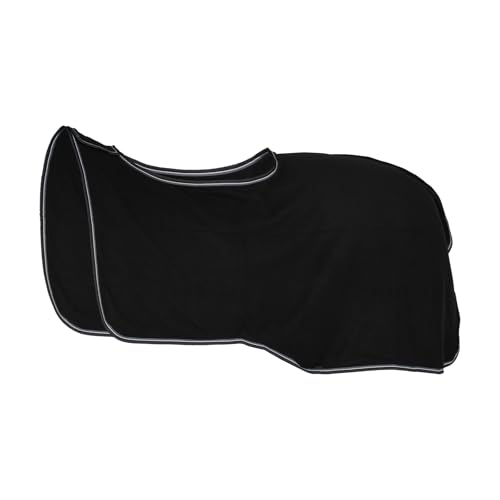 Horze Kiel Riding Blanket with Fleece - Black - 69 in - color: Black, size: 69 in