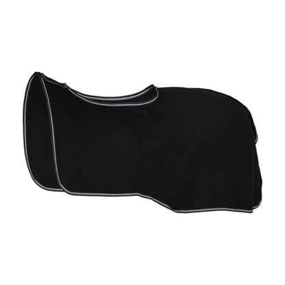 Horze Kiel Riding Blanket with Fleece - Black - 69 in - color: Black, size: 69 in