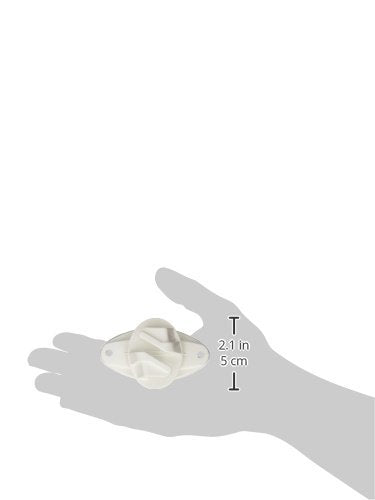 Powerfields R-CW-25-W Bag of 25 Heavy Duty Claw Insulator Wood Post, White - color: White