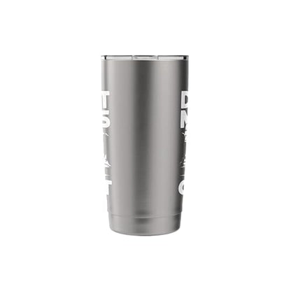 Don´t Mess With My Goat Cute Coat Pygmy Goat Farmer Stainless Steel Insulated Tumbler - color: Brushed Steel