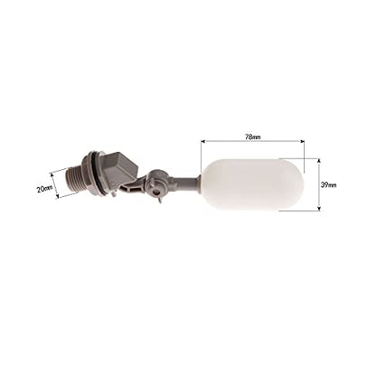 Pond Float Valve 1/2" Shut Off Valve Float Ball Valve
