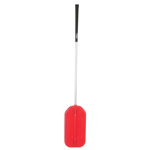 Weaver Livestock Basic Pig Show Whip, Hog Livestock Whip with Braided Nylon Handle, Leather Popper, Lightweight Braided Shaft - color: Red