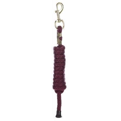 Equinavia Stella 8' Lead Rope with Snap Buckle - Burgundy - One Size - color: Burgundy