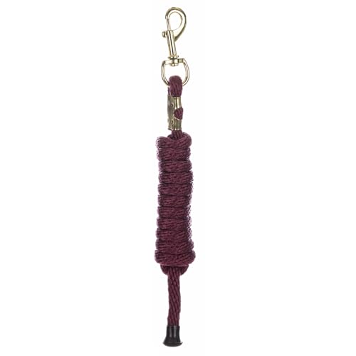 Equinavia Stella 8' Lead Rope with Snap Buckle - Burgundy - One Size - color: Burgundy