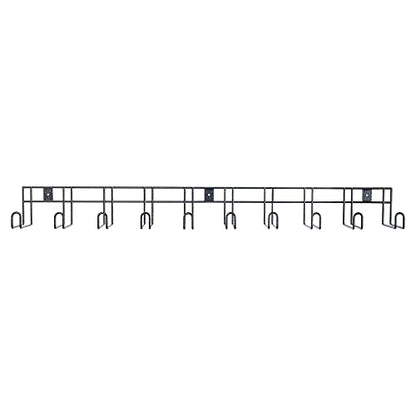 EASY-UP Pro 10 Hook Long Arm Tack Rack | Perfect for Compact Stables | 10-Hook Design | Holds Multiple Tack Articles per Hook | Rust Resistant | 7-Year Warranty