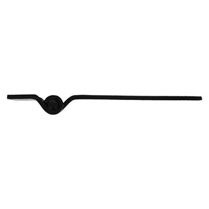 TCH Hardware 5" Stainless Steel Strap Tee T Hinge | Heavy Duty | Garage, Barn Door, Gate, Shed, Cargo Box, Trailer and Truck Strap T Hinge | (2 Pack, Black) - color: Black, size: 5 Inch