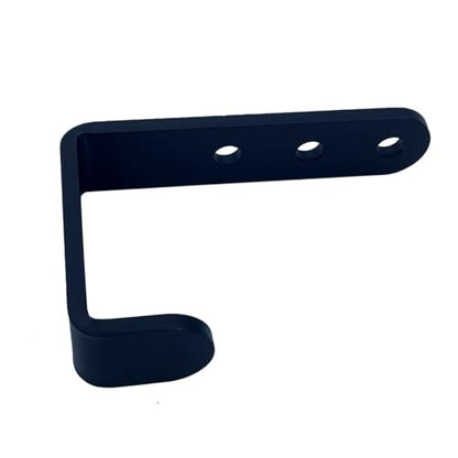 4 Pcs Black Heavy Duty Metal j Hooks for Hanging 230 lbs, Wall Mount Hook for Hanging Garage Storage Home Office Gym Sports Equipment, Tool Organization,Small U Hooks (L) - size: Large