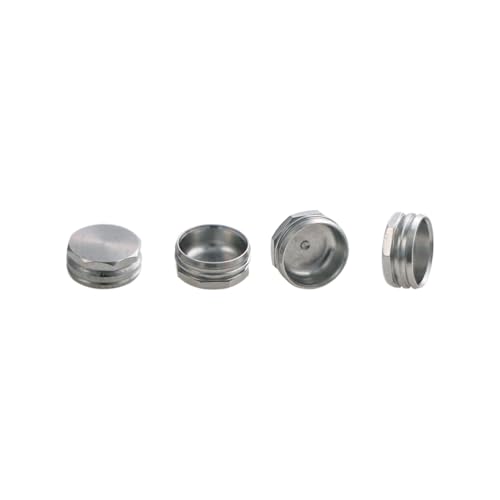 implants Replacement Male Caps Metal Housing Processing Caps (4 Pcs Metal Housing Processing Caps) - color: 4 Pcs Metal Housing Processing Caps