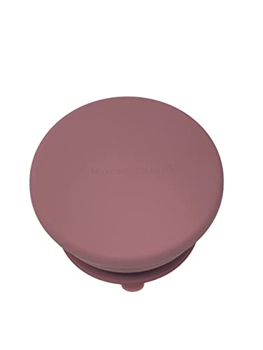| Silicone Assist Plate and Assist Bowl Combo Pack for Toddler and Baby | Baby-Led Feeding (Dusty Rose) - color: Dusty Rose