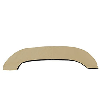 SavvyCraft Boat Bimini Top Cover Storage Boot, Beige 61"-66" W | Stern Light Cutout, UV & Fade Resistant, Waterproof, All-Weather Protection, Round & Square Frame Fit, Zipper Closure - color: Beige, size: 61"-66" W