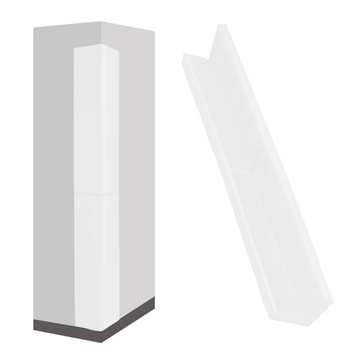 Wall Corner Padding White Wall Corner Guards Heavy Duty Wall Corner Edge Protector Wall Cushion Mats Waterproof Durable 2 Sides Wall Corner Pads for Safety - color: White, size: 2"x 5"x 60"
