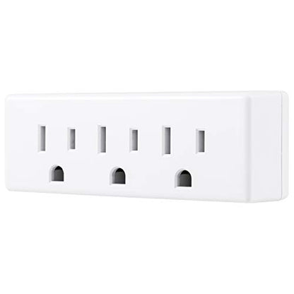 GE Outlet Extender, 3 Outlet Multi Plug Wall Power Splitter - color: White, size: 1 Pack