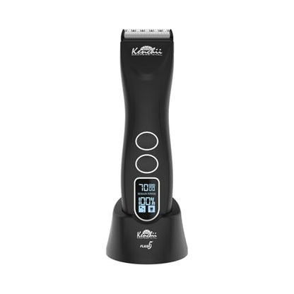 Kenchii Flash 5 Pet Grooming Clipper, Matte Black, 5-in-1 Blade, LCD - color: Matte Black
