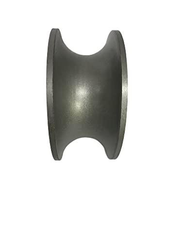 Pair of Replacement Chain Link Gate U-Groove Pipe Wheels-by Sourdough Gate Hardware