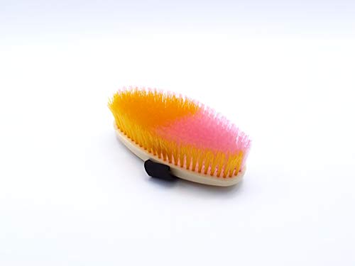 All Purpose Horse Grooming Body Brush - 2 Pack / 12 Pack - color: Orange,Pink