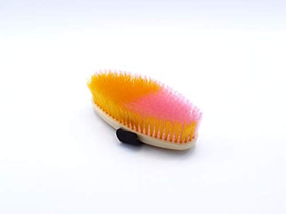 All Purpose Horse Grooming Body Brush - 2 Pack / 12 Pack - color: Orange,Pink