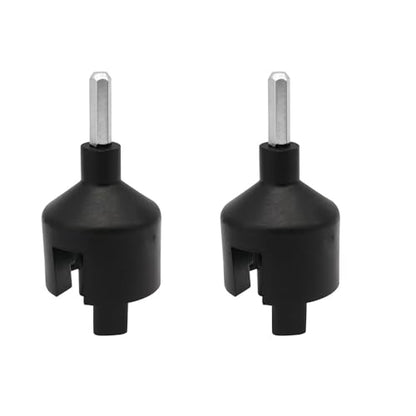 ZYAMY 2PCS Electric Fence Insulator Plastic Sleeve Tool Accessories Self Tapping Insulated Wire Hook Nail Socket Suitable for Electric Fence Energizer Fence Posts Orchards Enterprises Gardens