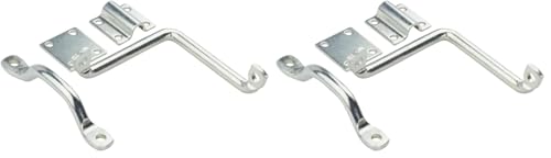 National Hardware N156-042 V13B Door and Gate Latch in Zinc Plated (Pack of 2) - size: 1 Count (Pack of 2), style: Retail Packaging