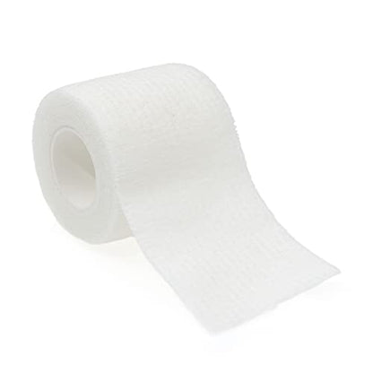 Self Adhesive Bandage Wrap Animal Cohesive Bandage Self Adherent Wrap First Aid Tape for Dogs Cats Horses Birds & Wrist Healing Ankle Sprain (2 Inch White 12 Rolls) - color: 2 Inch White 12 Rolls