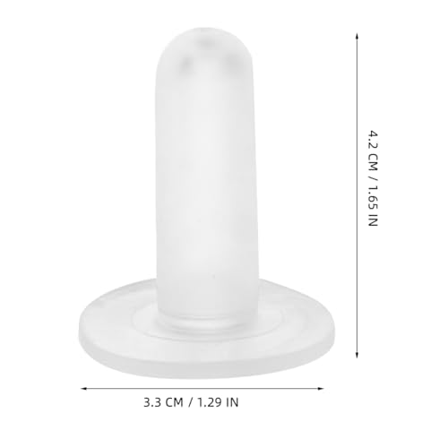 Totority Goat Bottle Nipples 6 Pack Sheep Feeder Bottle Nipples for Lambs Calves & Newborn Livestock Silicone Nursing Teats with Milk Flow Valve for Barn Feeding