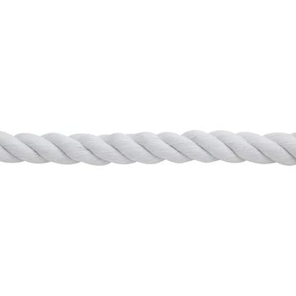 Weaver Leather White Cotton Lead Rope with Solid Brass 225 Snap, White