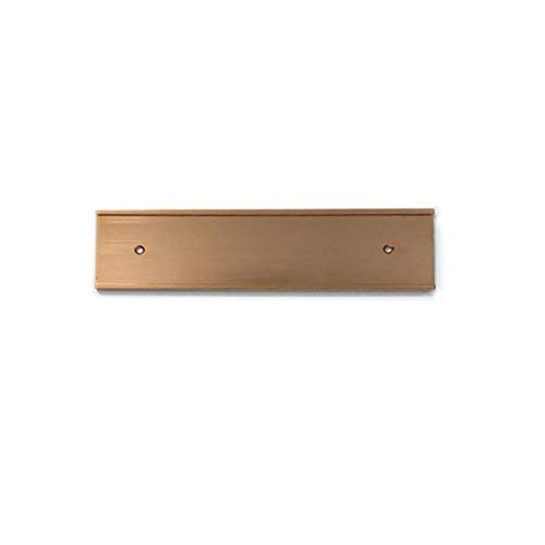 8" x 2" Copper-Rose Gold Nameplate Holder (1)