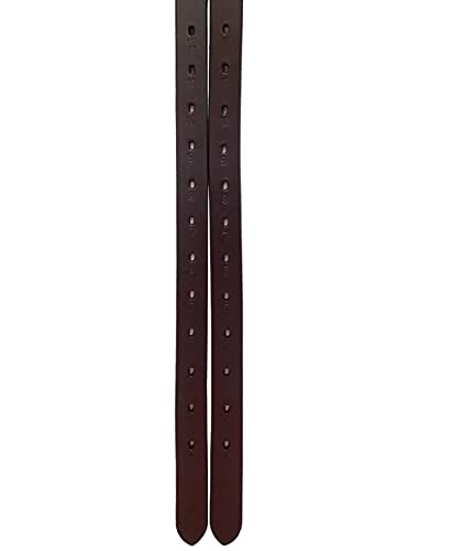 Majestic Ally Genuine Leather English Stirrup Leather (Pair) - color: Chestnut, size: 60 inch