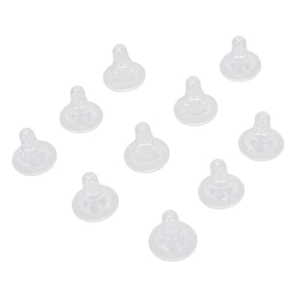 10Pcs Nipple for Goats, 10Pcs Goat Nursing Soft Silicone Thicken Lamb Goats, Small Animal Milk Drink Nipples Feeding Sheep Cattle Rubber Pacifier Replacement Lambs and Kids