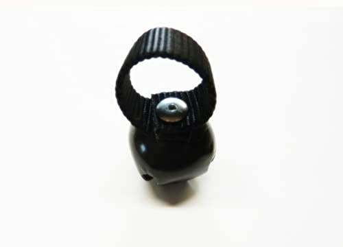 Steel Dog Collar Bell (Bear Bell) - color: Black