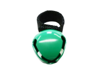 Steel Dog Collar Bell (Bear Bell) - color: Green