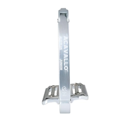 Acavallo Alupro Junior Stirrups, One Size, Black, Set of 2 - color: Aluminium