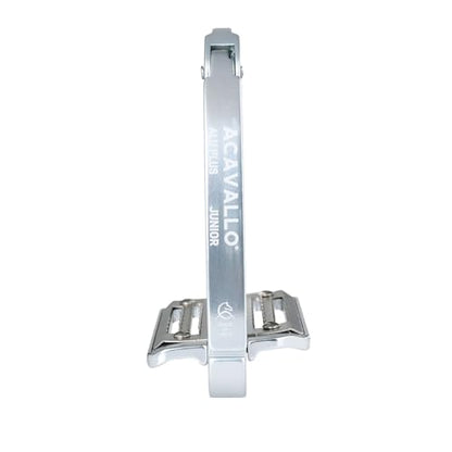 Acavallo Alupro Junior Stirrups, One Size, Black, Set of 2 - color: Aluminium
