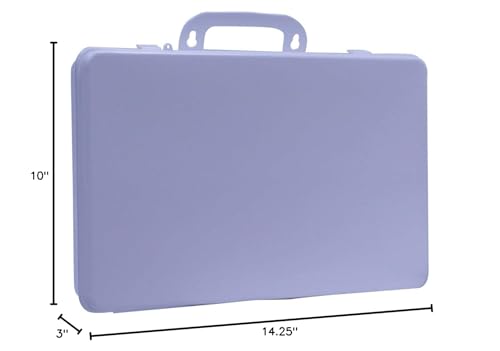 Kemp USA 36 Capacity Unit Plastic First Aid Kit Box with Weather-Resistant Gasket Empty Mountable Medical Storage Case Durable Living Hinge & Secure Clasps (Large) - size: Large